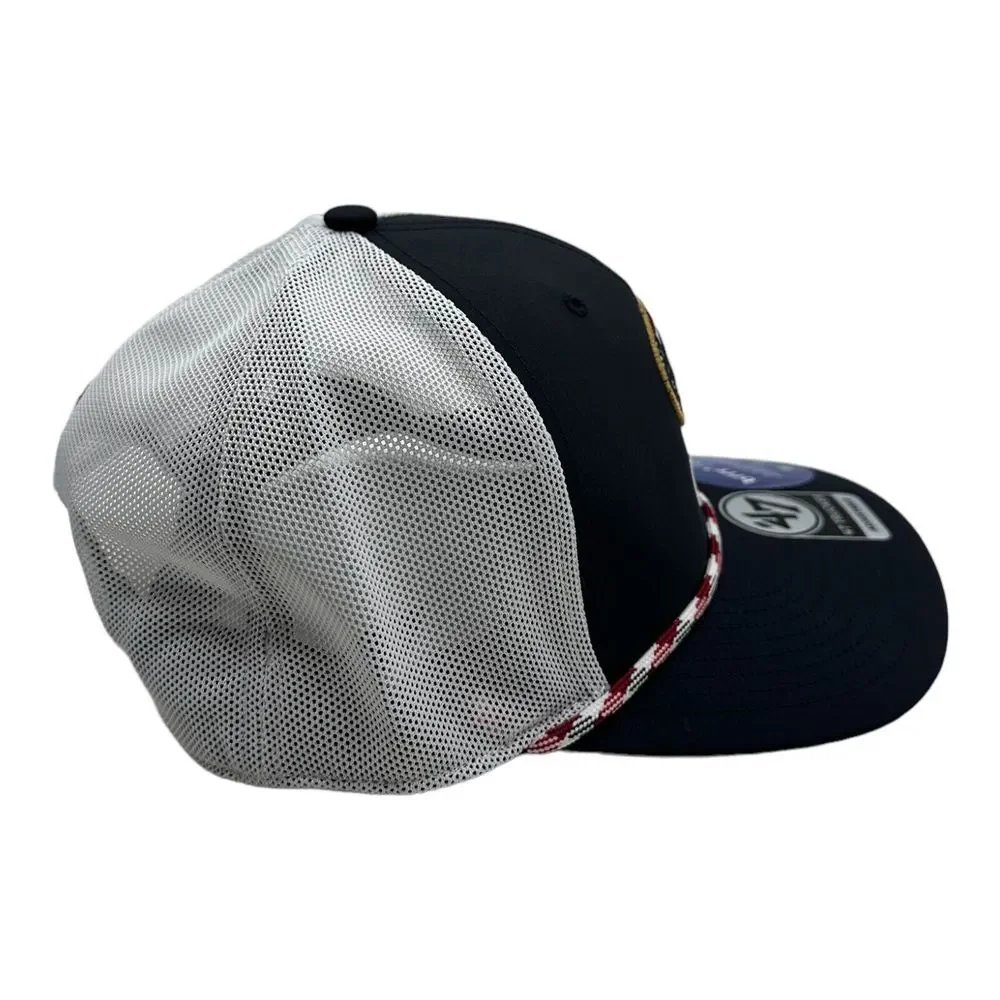 47' Green Bay Packers Hat Navy Flag Fill Trucker BRRR‎ Adjustable Strapback Cap